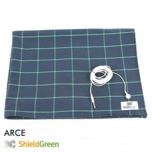 ShieldGreen® Modern Check | Terapi Topraklama ve EMR Kalkanlama Battaniyesi - Görsel 7